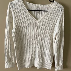 St. John’s Bay Cream Cable-knit Sweater